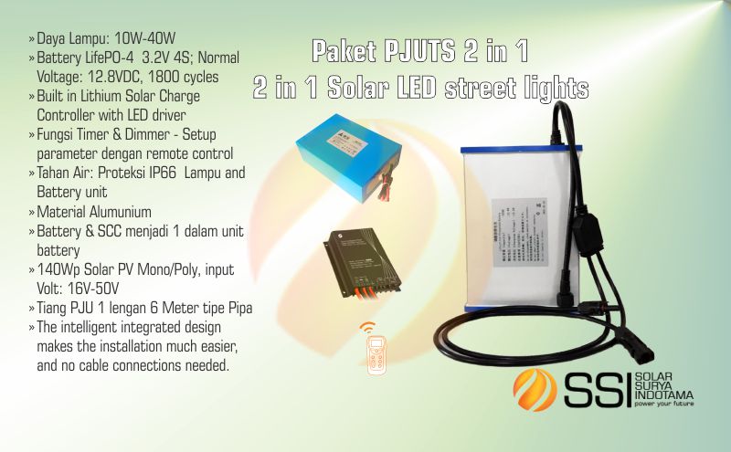 Paket PJUTS 2 in 1 LED Street Lights