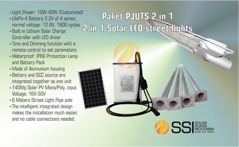 Paket PJUTS 2 in 1 LED Street Lights