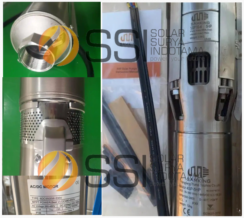Pompa Air Submersible AC/DC Solar PV – PATS